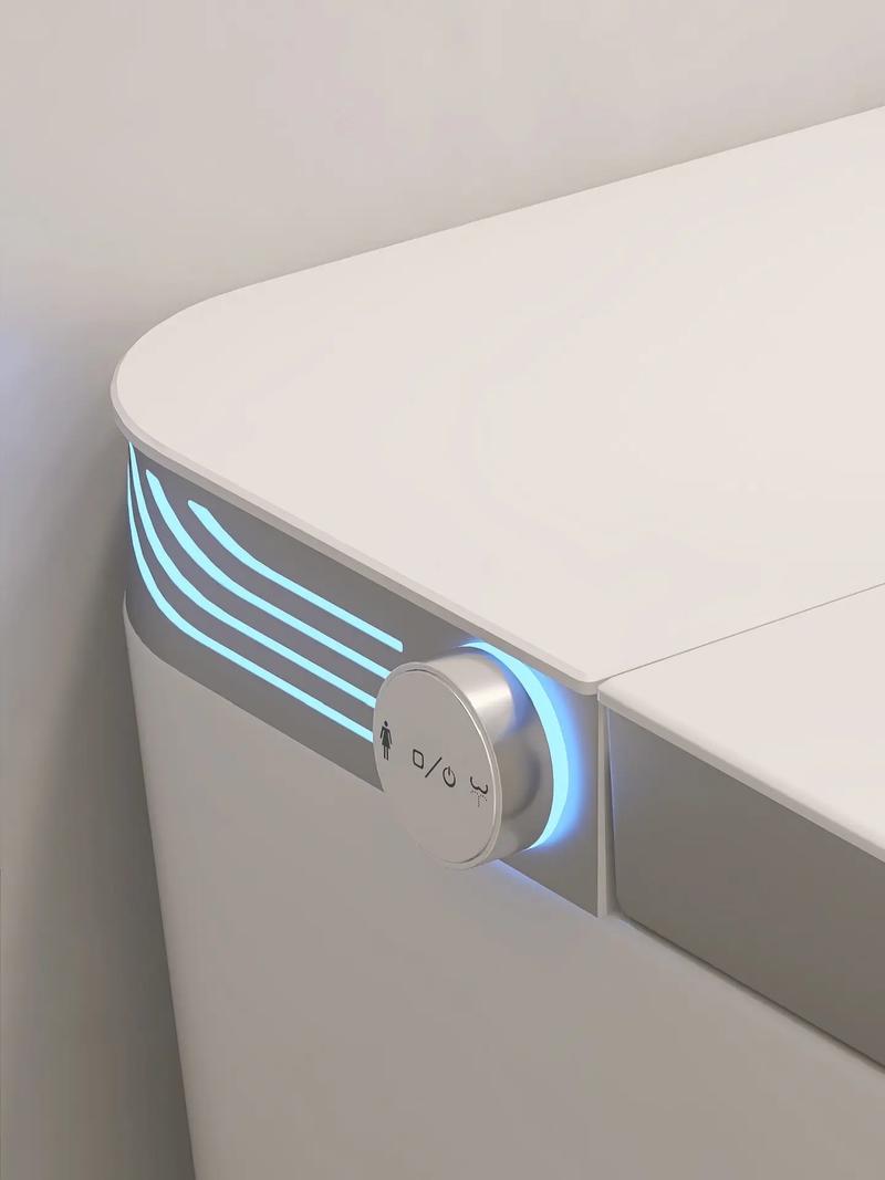 玻璃磚隔斷與智能馬桶，現代衛生間的舒適美學